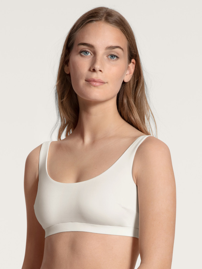 Star White Calida Natural Skin Bustier, Cradle To Cradle Certified® Women Yoga | KCJTN-3581