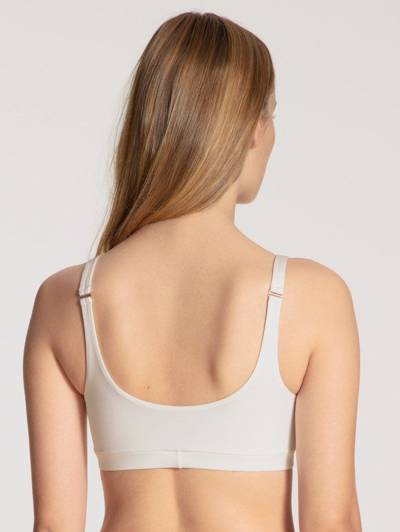 Star White Calida Natural Skin Bustier, Cradle To Cradle Certified® Women Yoga | KCJTN-3581