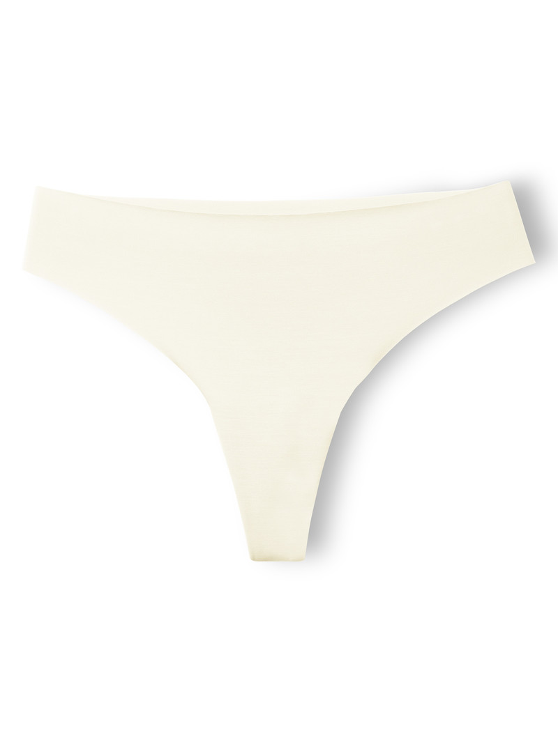 Star White Calida Natural Skin String Women Underwear | JPRUI-1906