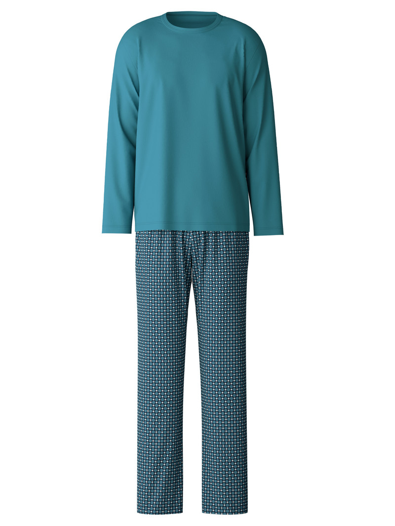 Storm Blue Calida Relax Streamline 3 Pyjama Men Sleepwear | GTFHM-0975