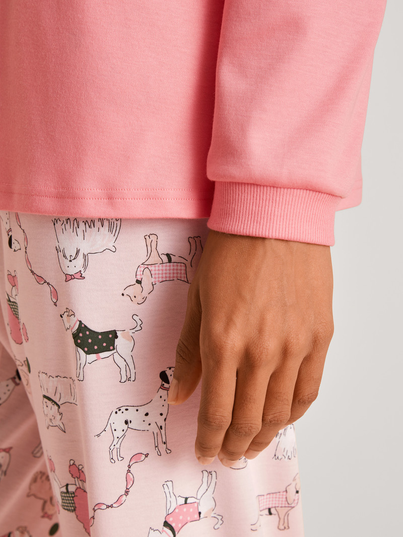 Strawberry Ice Calida Dog Dreams Pyjama Women Sleepwear | OLSEZ-6108