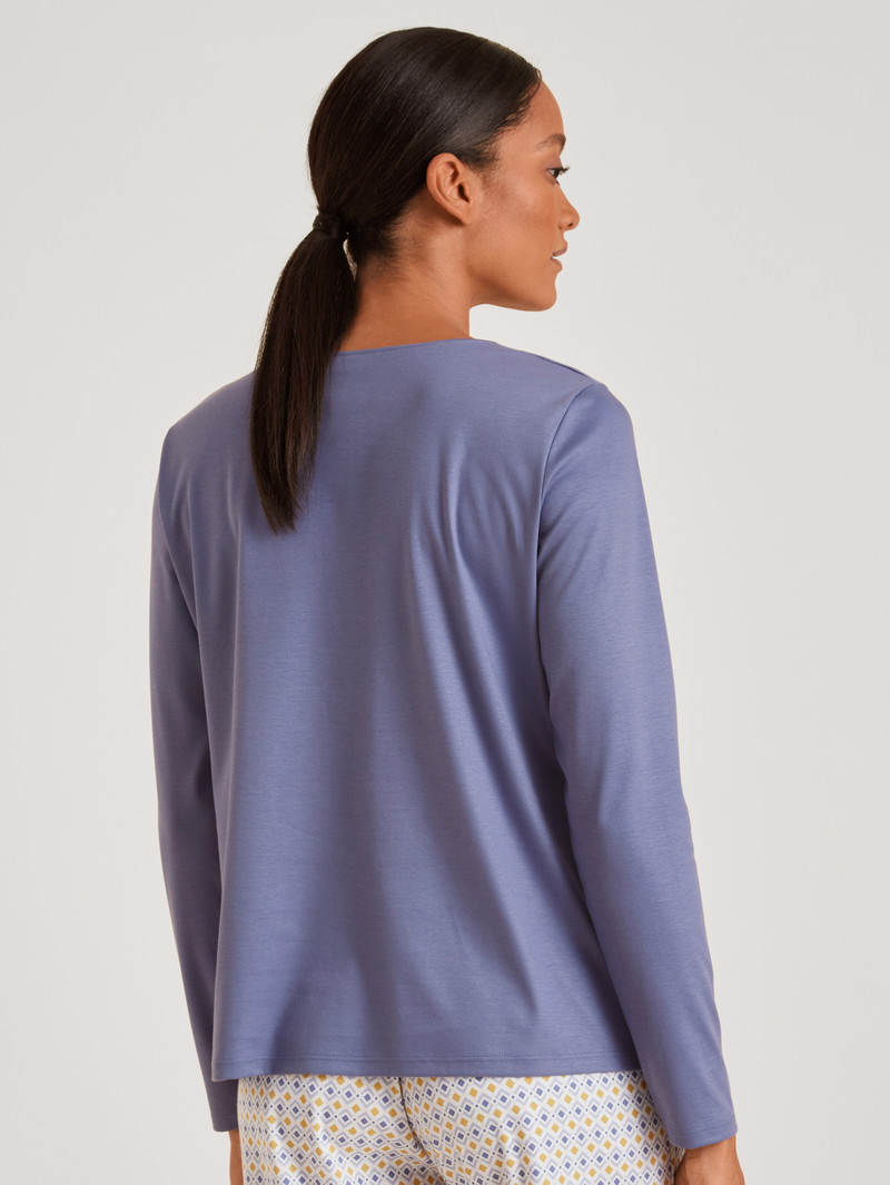 Twilight Purple Calida Favourites Lavender Shirt Long Sleeve Women Loungewear | LCKEZ-3041