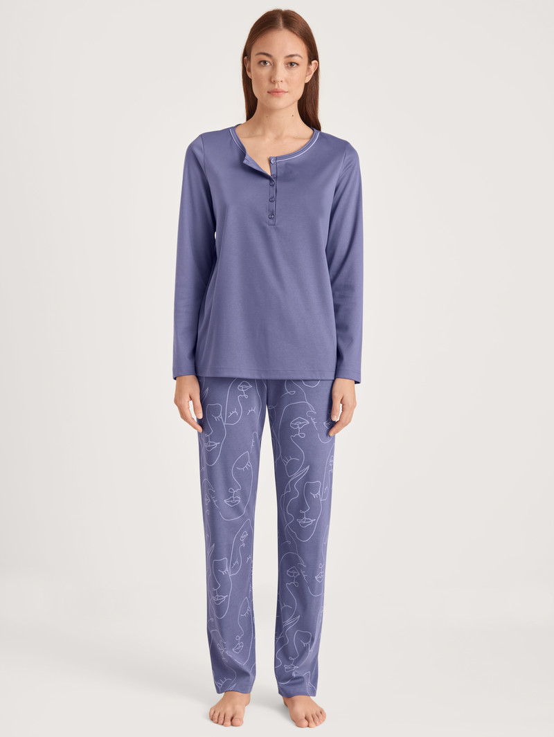 Twilight Purple Calida Night Lovers Pyjama Women Sleepwear | STDZI-1087