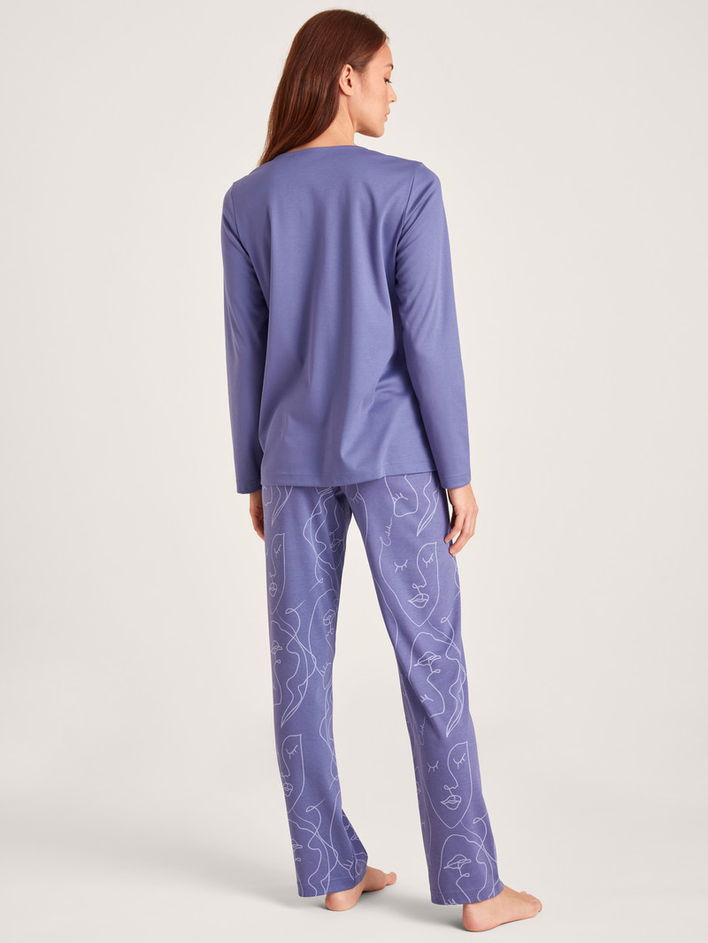 Twilight Purple Calida Night Lovers Pyjama Women Sleepwear | STDZI-1087