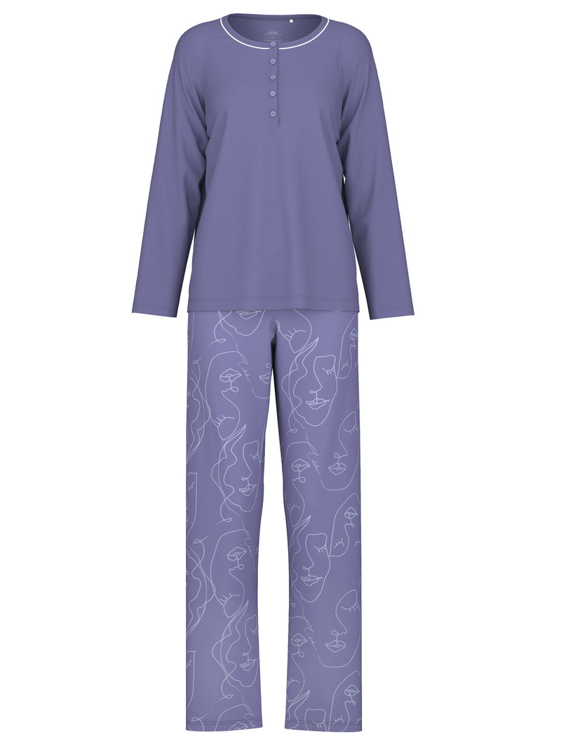 Twilight Purple Calida Night Lovers Pyjama Women Sleepwear | STDZI-1087