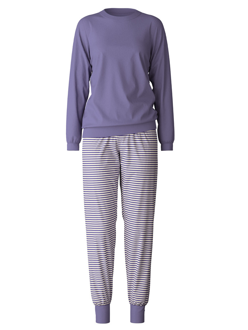 Twilight Purple Calida Special Pyjama With Cuff Women Sleepwear | KQOJZ-7591