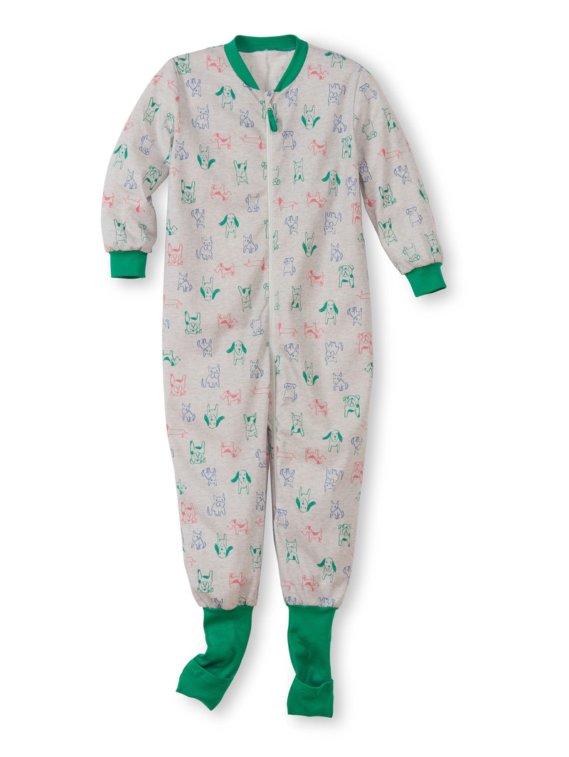 Viridis Green Calida Toddlers Puppy Jumpsuit Kids\' Pyjama | BYTDC-6749