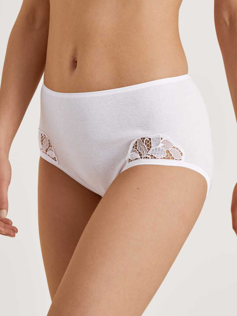 Weiss Calida Cotton Desire Midi Brief Women Underwear | VOSBT-3742