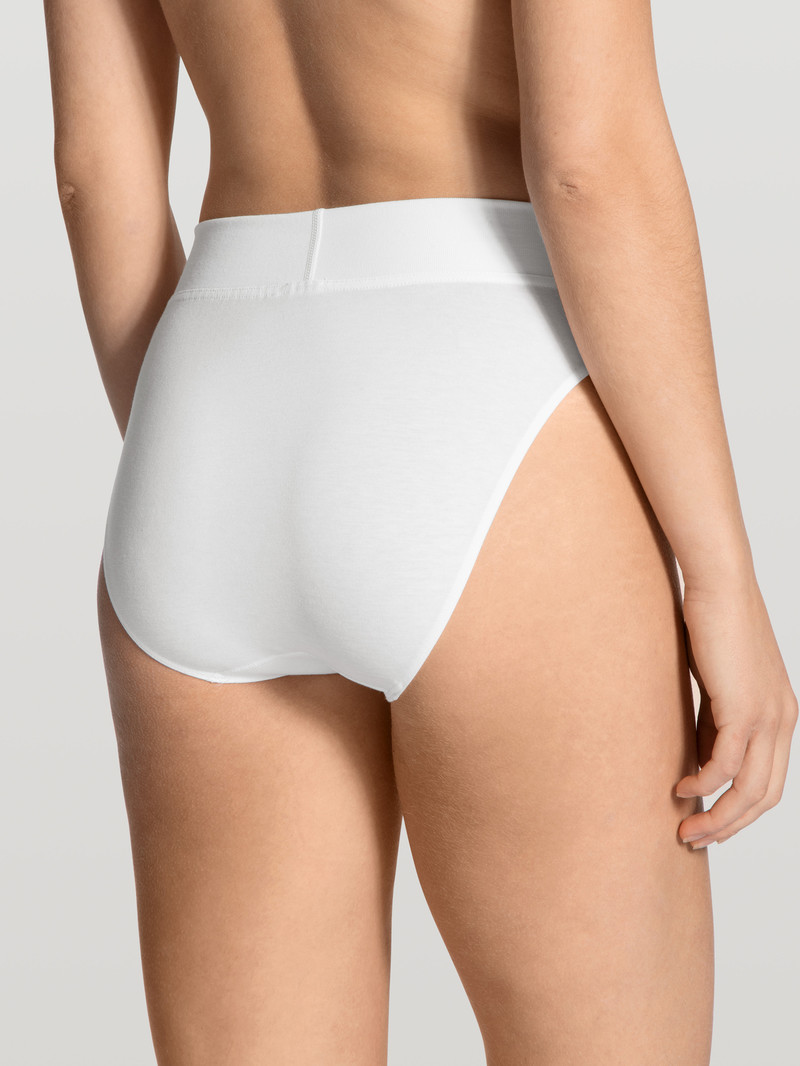 Weiss Calida Elastic Brief, High Waist Women Yoga | RJQGD-7685