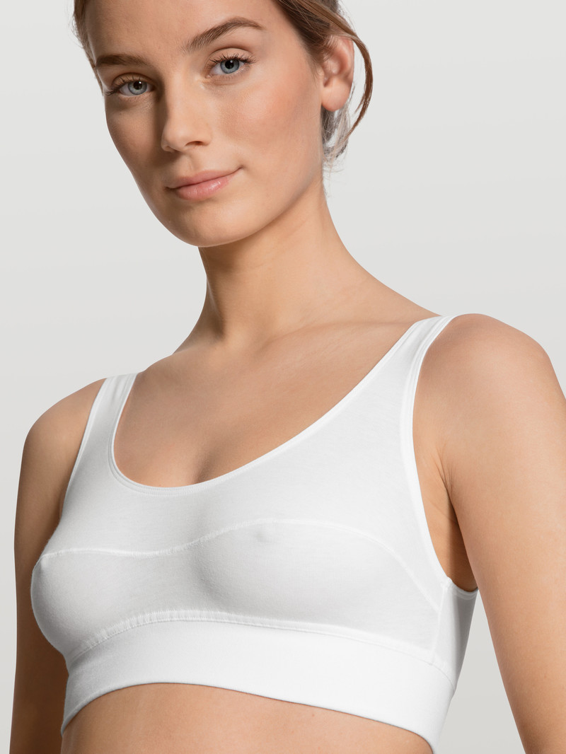 Weiss Calida Elastic Bustier Women Yoga | IBTNL-5439