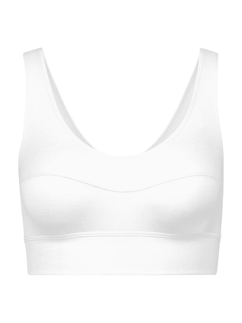 Weiss Calida Elastic Bustier Women Yoga | IBTNL-5439