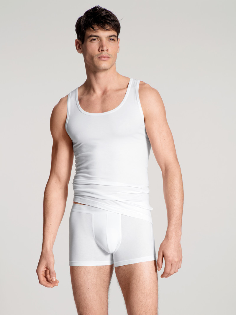 Weiss Calida Focus Athletic Shirt Men Underwear | SOHGF-0934