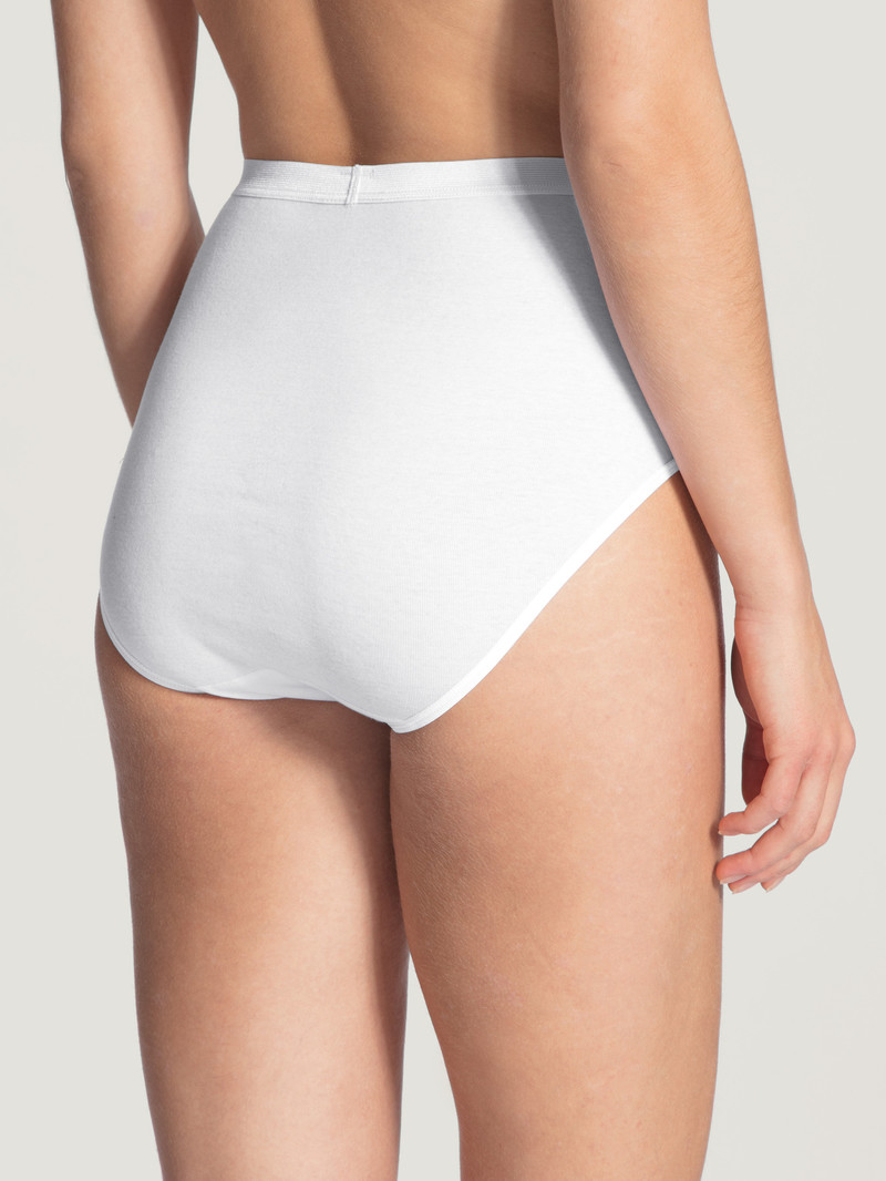 Weiss Calida Light Midi Brief Women Underwear | VAFBR-2913