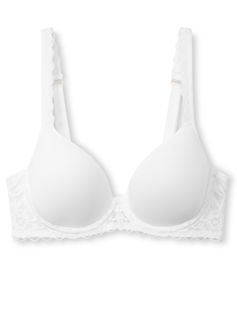 Weiss Calida Natural Comfort Lace Spacer Bra Women Underwear | NYUEB-3582