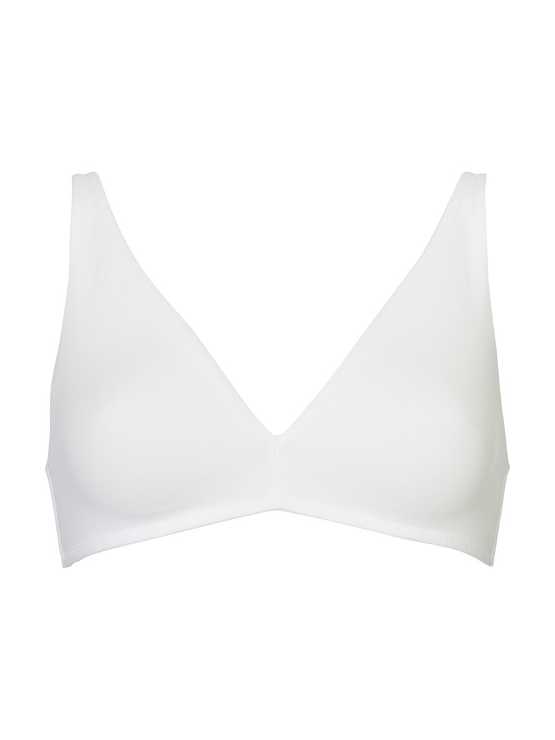 Weiss Calida Natural Comfort Soft Bra Women Underwear | NHKBF-7358