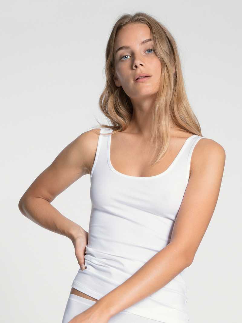 Weiss Calida Natural Comfort Tank Top Women Underwear | OFPLG-0567