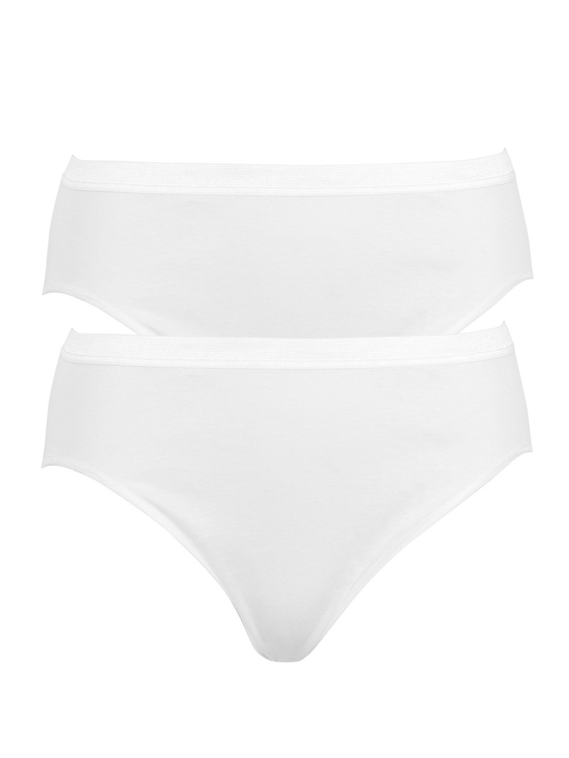 White Calida Classic Light Mini Brief 2pk Women Underwear | CBTQJ-4173