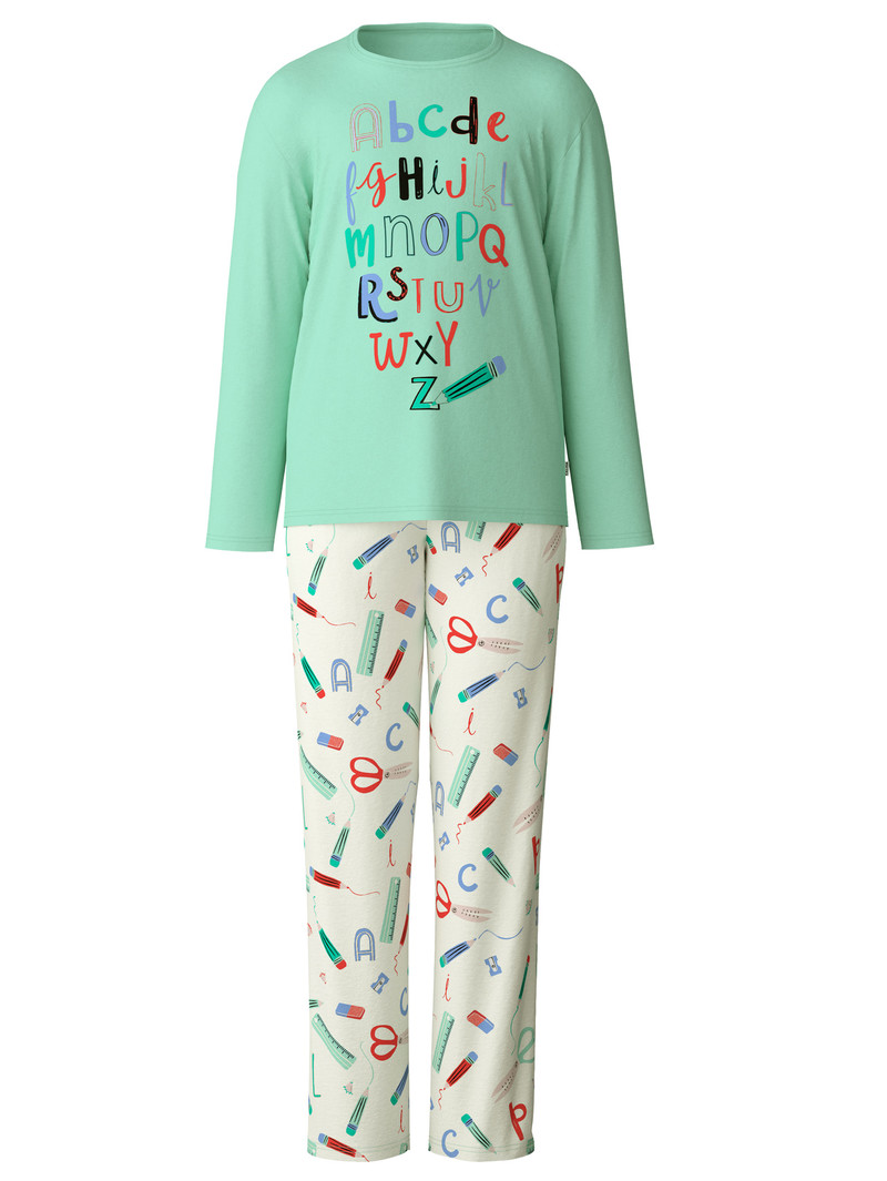 Yucca Green Calida Kids Abc Pyjama Kids' Pyjama | ABWVU-6729